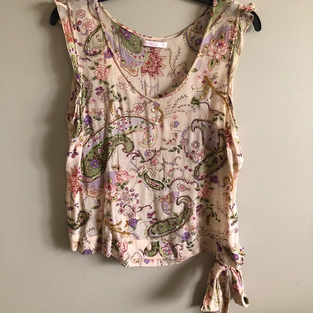 Butterfly by Matthew Williamson tie front halter